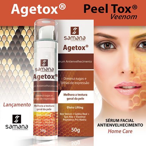 Agetox Peel Tox Veenom Antienvelhecimento